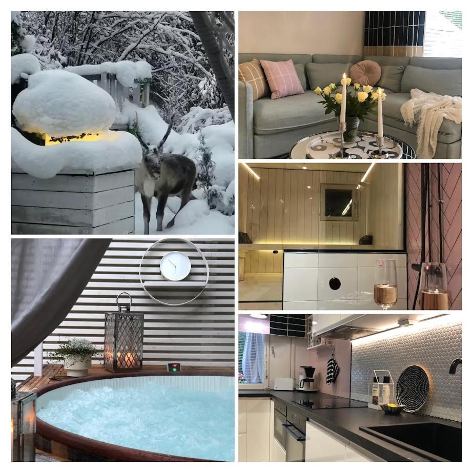 Snowcrystal Home With Jacuzzi And Sauna Rovaniemi Zewnętrze zdjęcie